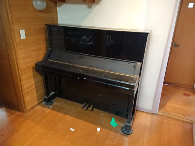 川越市で20～30年前のヤマハのアップライトピアノの買取をしてきました！